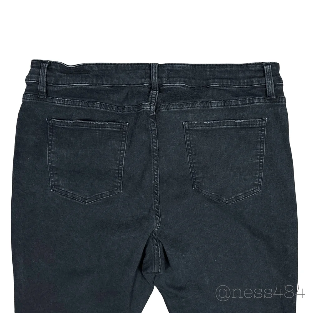 Pistola‎ Black Wash Denim Jeans Women's Size 20W Cropped Straight Leg - Picture 4 of 6